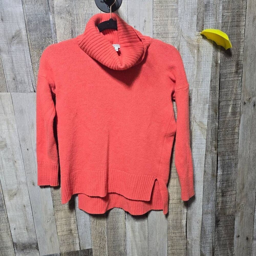 Bartolini Salmon Wool Cashmere Blend Turtleneck Sweater